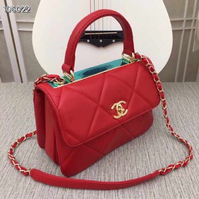 Ch**el top handle bags